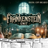 Frankenstein Unit - Activities, Evaluations, Lesson Plans,