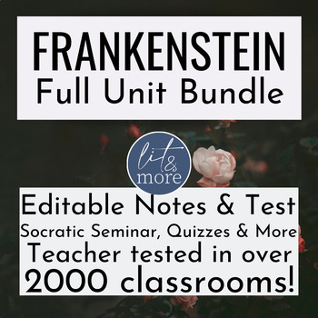 Preview of Frankenstein Bundle | New AP English Literature Unit 6 Aligned | Grade 11 & 12
