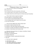 Frankenstein Volume 1 Test (Chapters 1-8)
