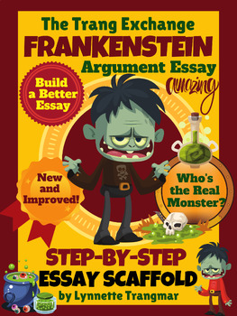Preview of Frankenstein Argument Essay Differentiated Scaffolds, Vocab, Activity, Game CCSS
