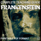 Frankenstein Novel Study Unit - 140+ Page Teacher Resource BUNDLE