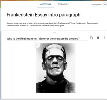 victor frankenstein essay