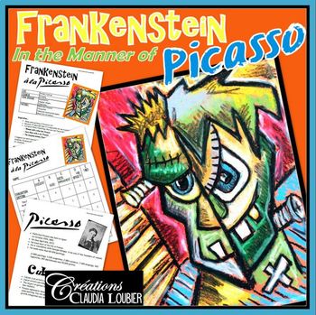 Preview of Frankenstein in the Style of Picasso: Halloween, Cubism