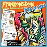 Frankenstein in the Style of Picasso: Halloween, Cubism