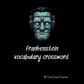 Preview of Frankenstein vocabulary crossword