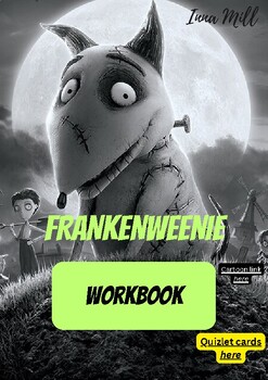 Preview of Frankenweenie Workbook / Step-by-step tasks / ESL A2 / Vocabulary /Quizlet Cards