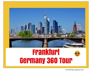 Preview of Frankfurt Germany Tour Project - Digital or Printable - Distance Learning