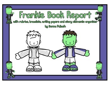 Preview of Frankie Book Report- October Fun!