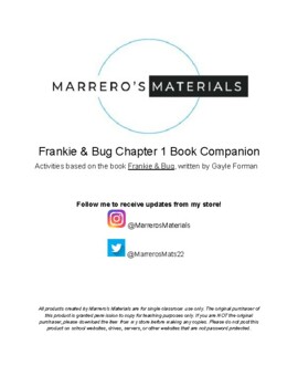 Preview of Frankie & Bug, Chapter 1 Book Companion