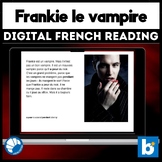 Frankie Le Vampire French reading comprehension activity f