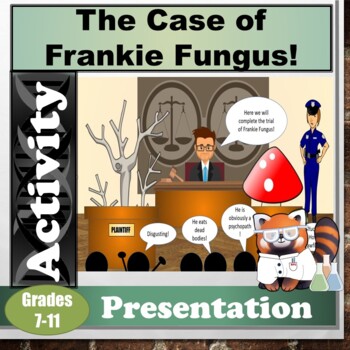Preview of Frankie the Fungus: Guilty or Innocent? (can be VIRTUAL or Digital)