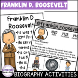 Franklin D. Roosevelt Biography Activities, Report, Worksh