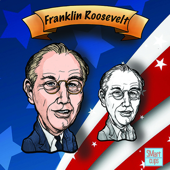 Preview of Franklin D. Roosevelt Clip Art