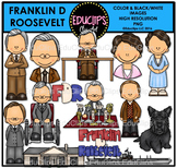 Franklin D Roosevelt Clip Art Set {Educlips Clipart}
