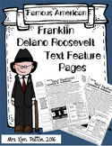 Franklin Delano Roosevelt Text Features Page - FDR