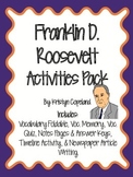 Franklin Roosevelt Activities Pack