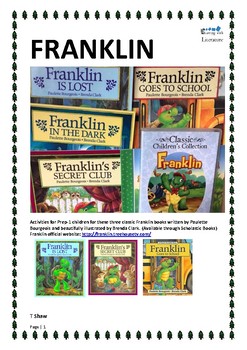 Franklin the Turtle - 5 Books $15 