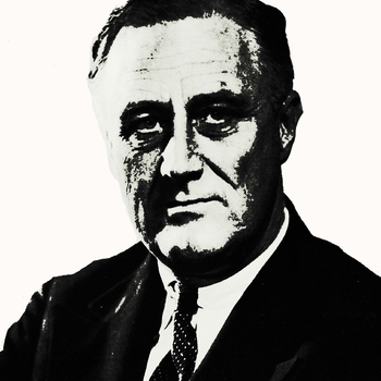 Preview of Franklin D Roosevelt 4-PDFs for print and color sizes 14x14, 21x21, 28x28, 35x35