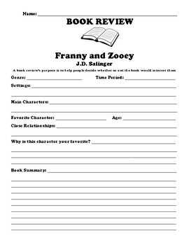 book review franny and zooey