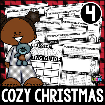 Preview of Franz Liszt Cozy Christmas Classical Music Listening Activities