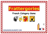Frattergories! French Category Game!