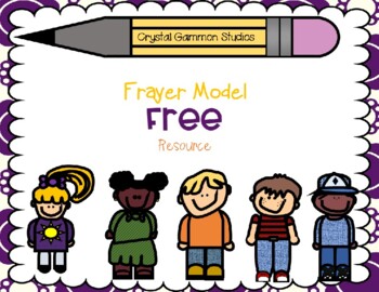 Preview of Frayer Model Free Resource