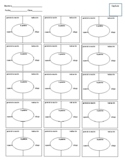 Frayer Model Worksheet: 15 Blank Graphic Organizers-Spanish