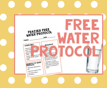 Preview of Frazier Free Water Protocol Handout: for staff, patients, & families