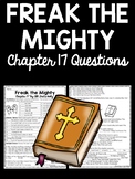 Freak the Mighty Chapter 17 Reading Comprehension Worksheet