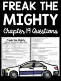 Freak the Mighty Chapter 19 Reading Comprehension Questions