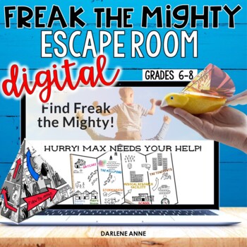 Preview of Freak the Mighty Escape Room DIGITAL Breakout