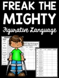 Freak the Mighty by Rodman Philbrick Figurative Language Chart