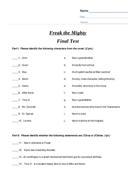 Реферат: Freak The Mighty Essay Research Paper Freak