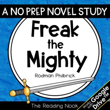 Preview of Freak the Mighty Novel Study | Distance Learning | Google Classroom™