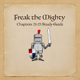 Freak the Mighty Novel Study Guide Chapters 21-25