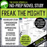 Freak the Mighty Novel Study { Print & Digital }