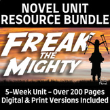 Freak the Mighty Novel Study Teaching Resource BUNDLE - Pr