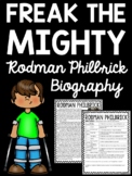 Freak the Mighty author Rodman Philbrick Biography and Com