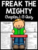 Freak the Mighty Quiz for Chapters 1-13