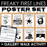 Freaky First Lines Spooky Poster Set & Narrative Hook Gall