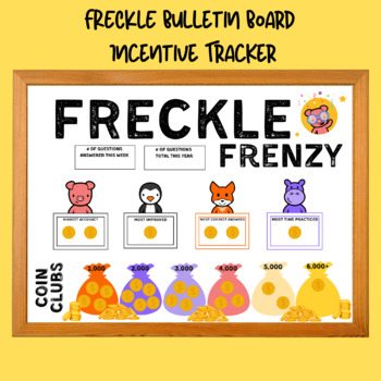 Preview of Freckle Bulletin Board Student Incentive Tracker