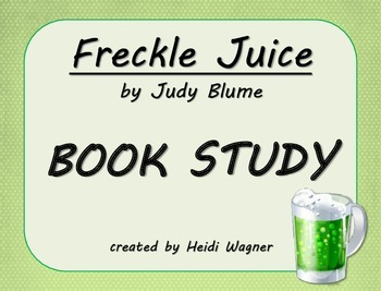Preview of Freckle Juice Book Study