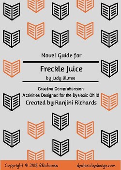Preview of Freckle Juice Novel Guide