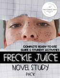 Freckle Juice Novel Study Pack