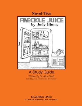 Preview of Freckle Juice - Novel-Ties Study Guide