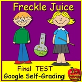 Freckle Juice Test - Questions on Characters, Events, Plot