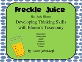 Freckle Juice - Using Bloom's Taxonomy