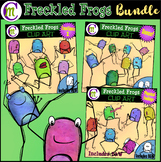 Freckled Frogs Clipart BUNDLE