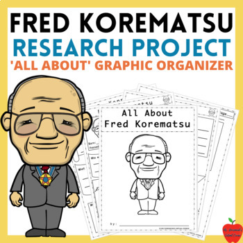 Preview of Fred Korematsu All-About Research Project Graphic Organizer | Biography
