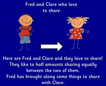 Preview of Fred and Clare who love to share